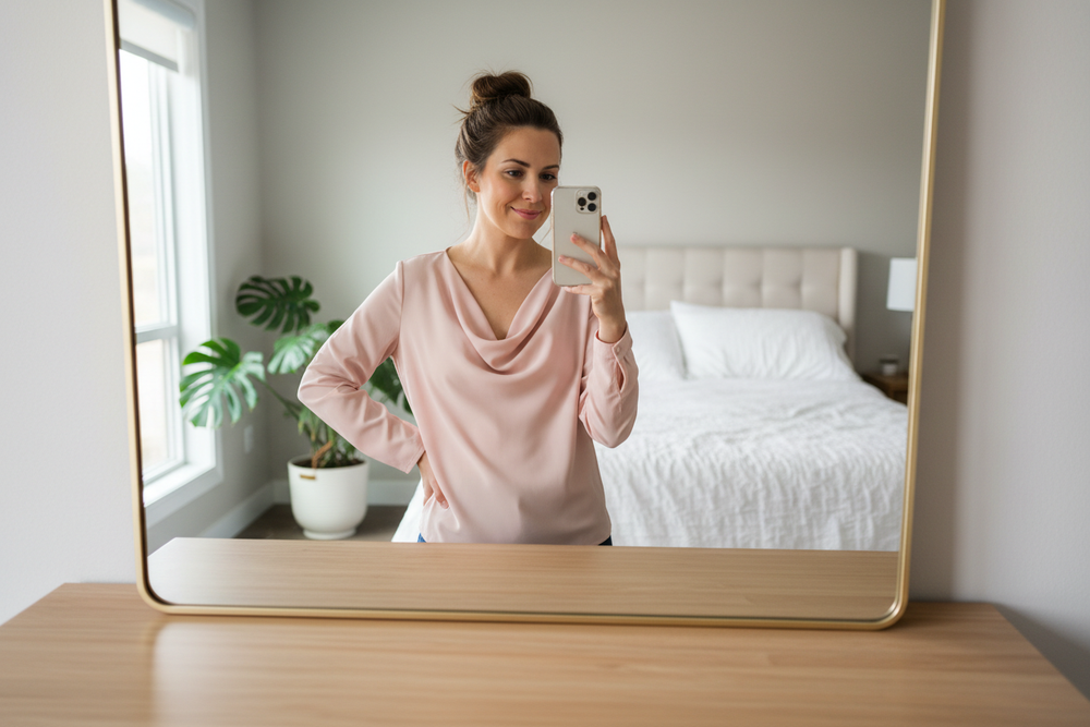 En dan nu realistisch een spiegelfoto